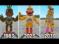 chica animatronic chronology 1980 - 2030