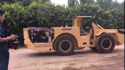 LHD remote control system Mining Intelligence Mining Automation Alpha Ind  Tech