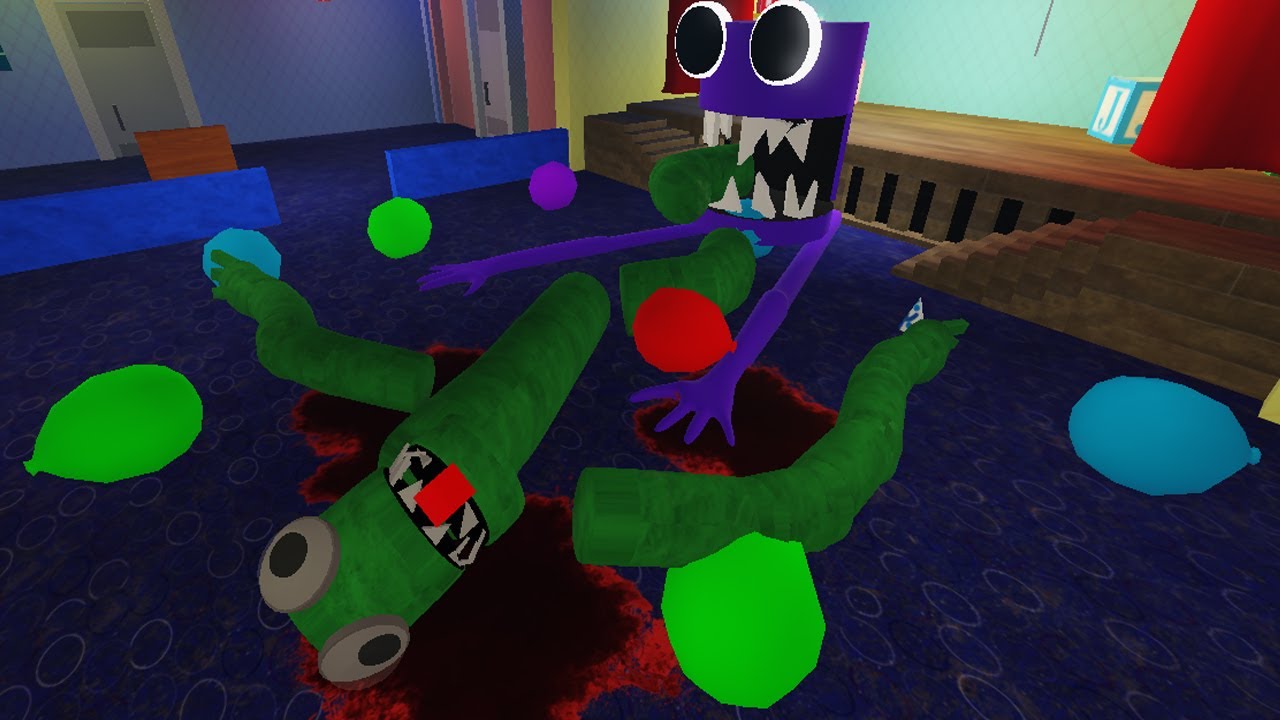 RAINBOW FRIENDS CHAPTER 2 MONSTRO ROXO PEGOU MONSTRO VERDE! NOVO FINAL ...