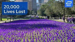 Remembering 20,000 lives lost to drug overdoses in Massachusetts