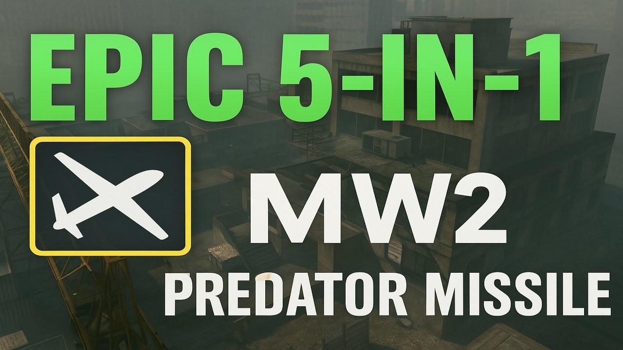 RARE MW2 5-IN-1 PREDATOR MISSILE! (Insane 2009 Moment)