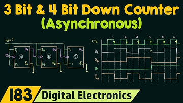 3 bit & 4 bit Asynchronous Down Counter