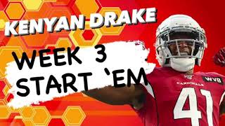 2020 Week 3 Fantasy Football Start - Kenyan Drake