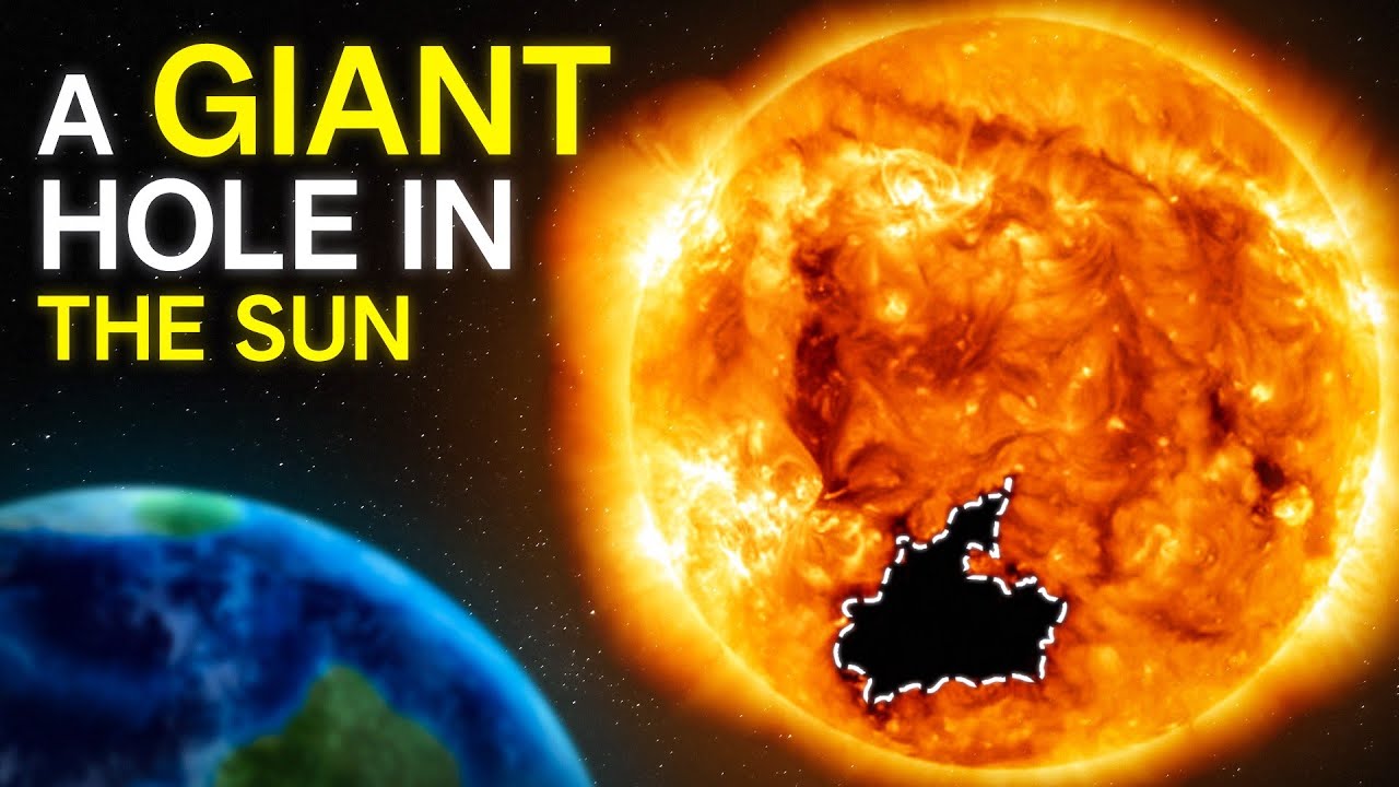 A GIANT HOLE Appeared in the Sun! Is It Dangerous? - YouTube