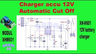 cara membuat charger aki 12v otomatis cut-off