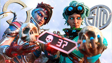 37 KILLS IN APEX LEGENDS RANKED (WORLD RECORD) | Genburten, TSM ImperialHal, Osivien S16