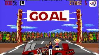 OutRun (Genesis) Goal B w/ Gear Gacha speedrun in 4'34