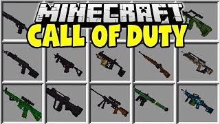 MINECRAFT CALL OF DUTY MOD | 3D GUNS, GRENADES, SNIPERS, AK-47's & MORE!! screenshot 4