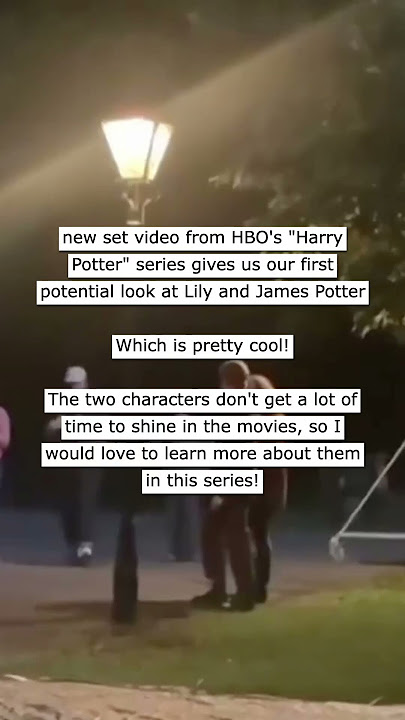 Lily and James Potter spotted in new set video!