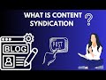 What is Content Syndication Explained In Hindi 2026 | How to do Content Syndication in Hindi 2026