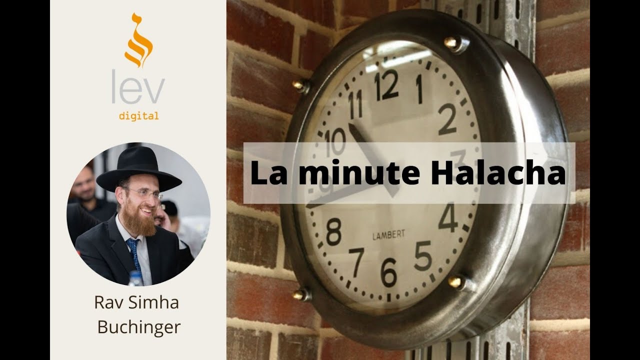 Rdv chez le coiffeur - La minute Halacha - Rav Simcha Buchinger