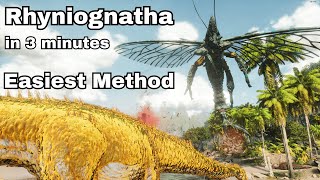 Simplest & Easiest Way to Tame a Rhyniognatha, 3 Minute Guide - ARK Survival Ascended