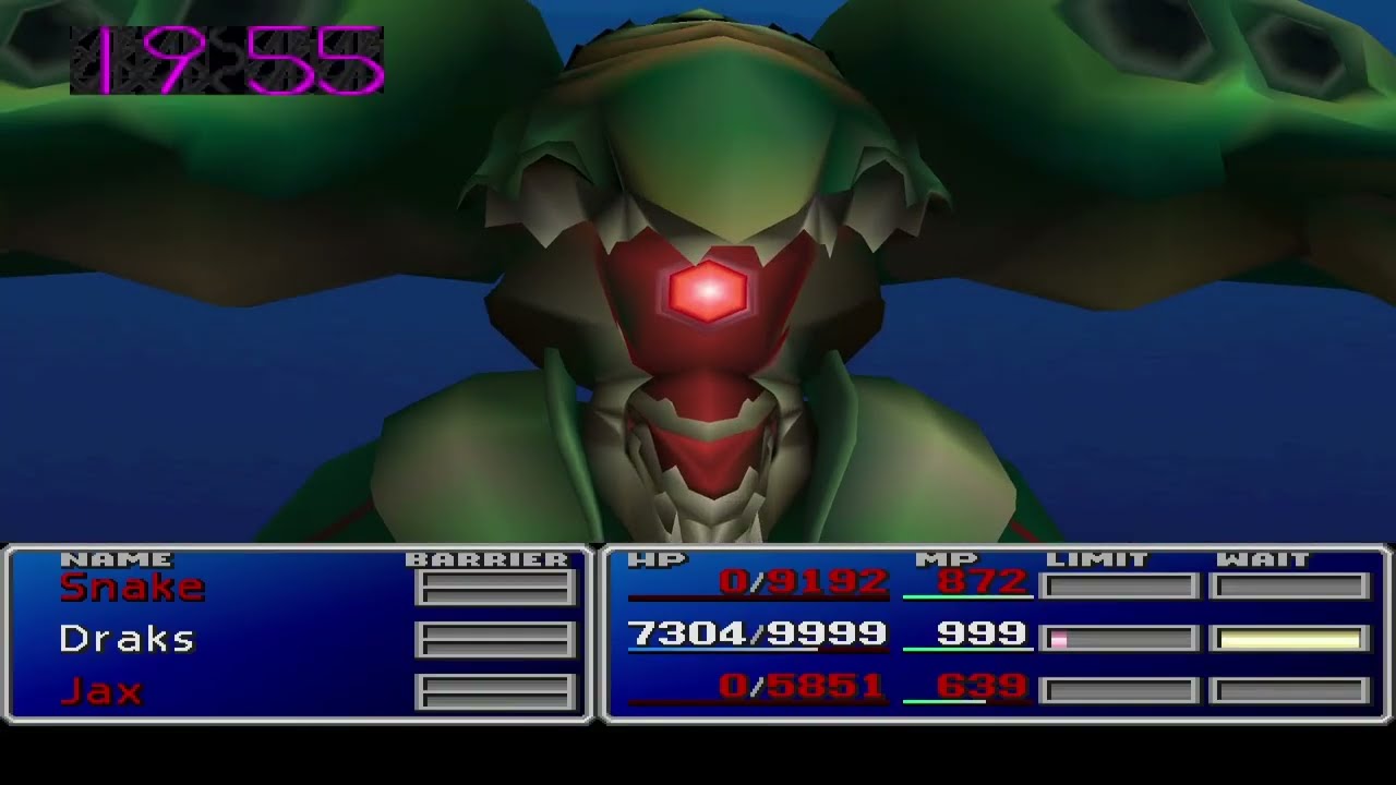 Final Fantasy 7 - Emerald Weapon (Vincent One Shot - Fury)