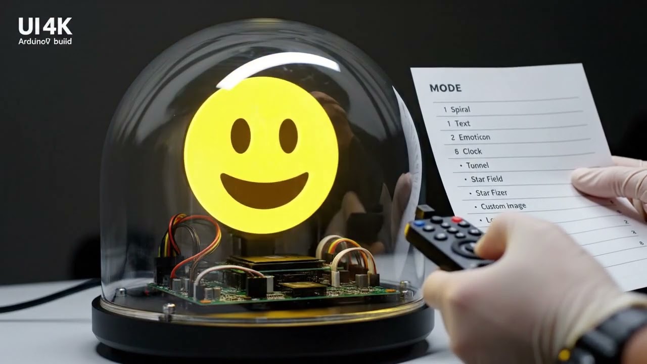 Rotating 360° Hologram Fan Display | DIY Persistence of Vision 3D Projector