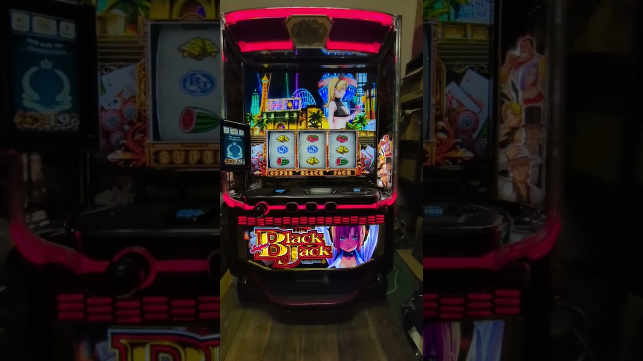 スマスロ スーパーブラックジャックの動作確認と状態 #パチスロ実機
