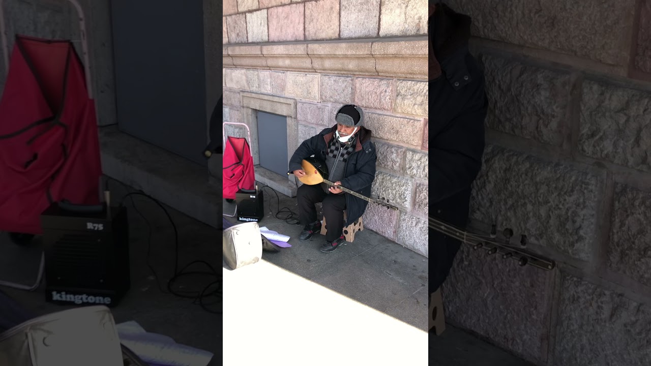 Turkish street music. Saz