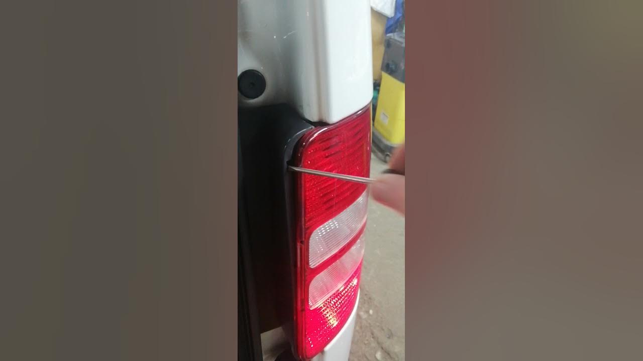 How to remove rear brake light VW Caddy. YouTube