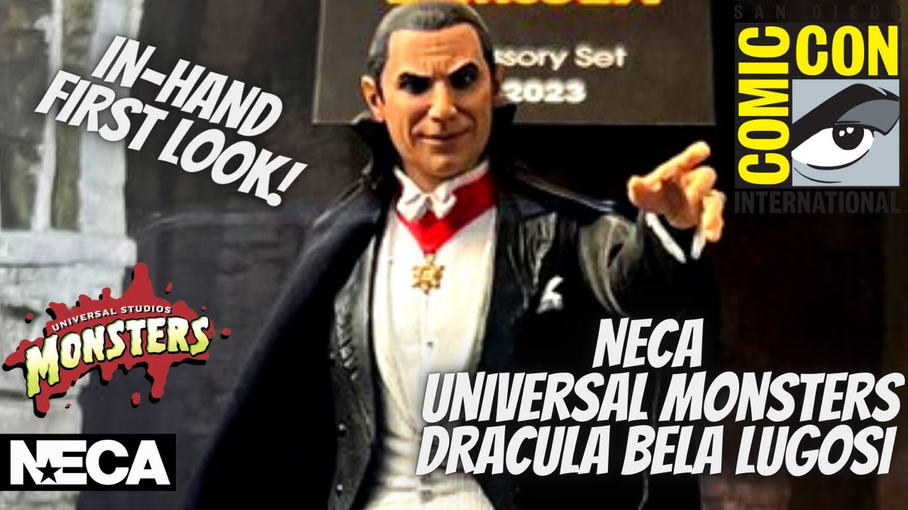 NECA Universal Monsters Dracula Bela Lugosi Figure In-Hand First Look ...