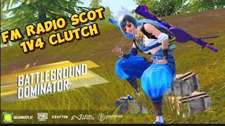 14 Clutch New Event Pubg Mobile Pu Gaming Yt 1 V4 Colours Fm Radio Team 1V4 Clutch