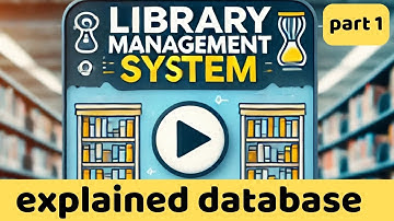 #01 Sistema de gestión de bibliotecas en línea PHP para principiantes | Creación de bases de datos