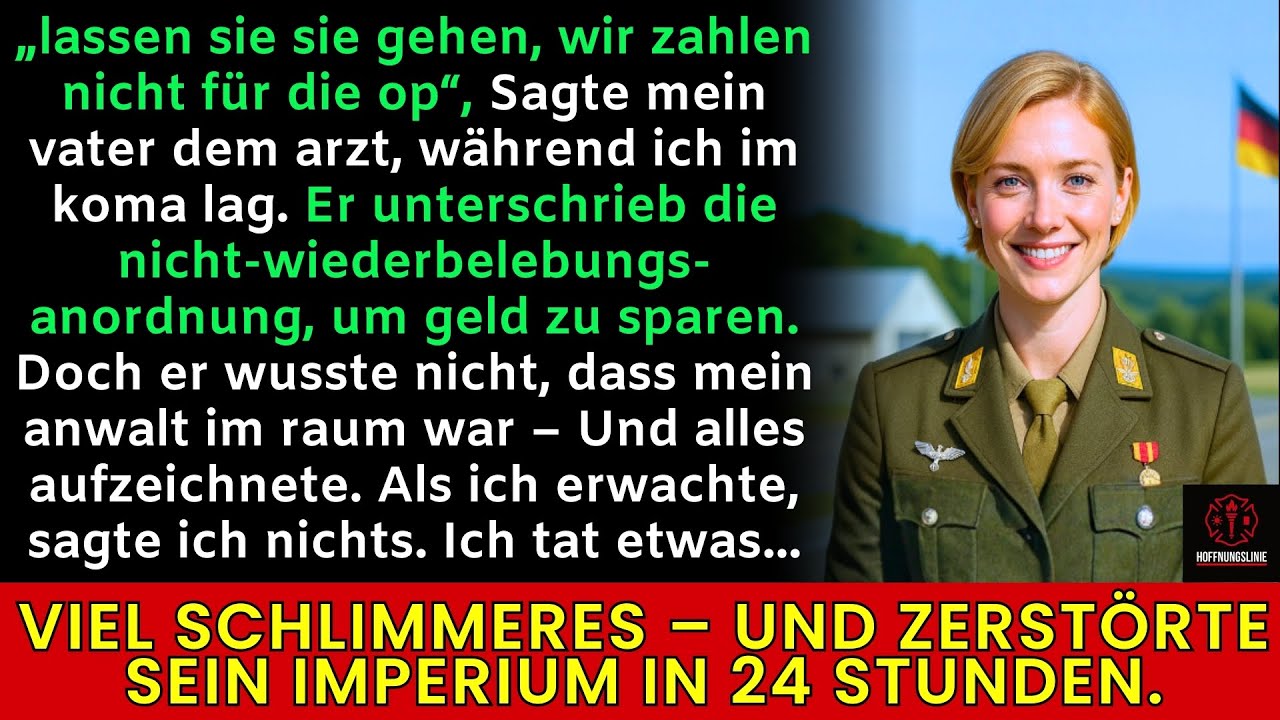 Mein Vater sagte: ‚Lasst sie gehen‘ – DNR unterschrieben, um mein 15-Mio.-Erbe zu stehlen