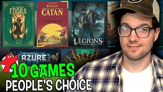 10 Board Games Being Played this Month - Peoples Choice Board Game Picks!