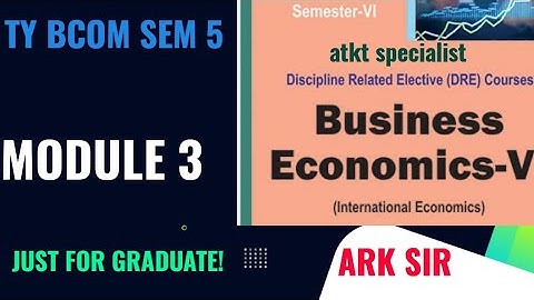 #economic tybcom sem 5 Module 3 #atkt