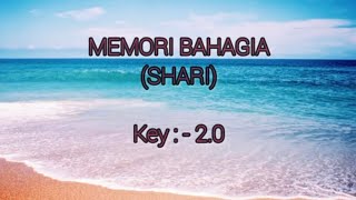 KARAOKE MEMORI BAHAGIA - LOW KEY MALE VERSION