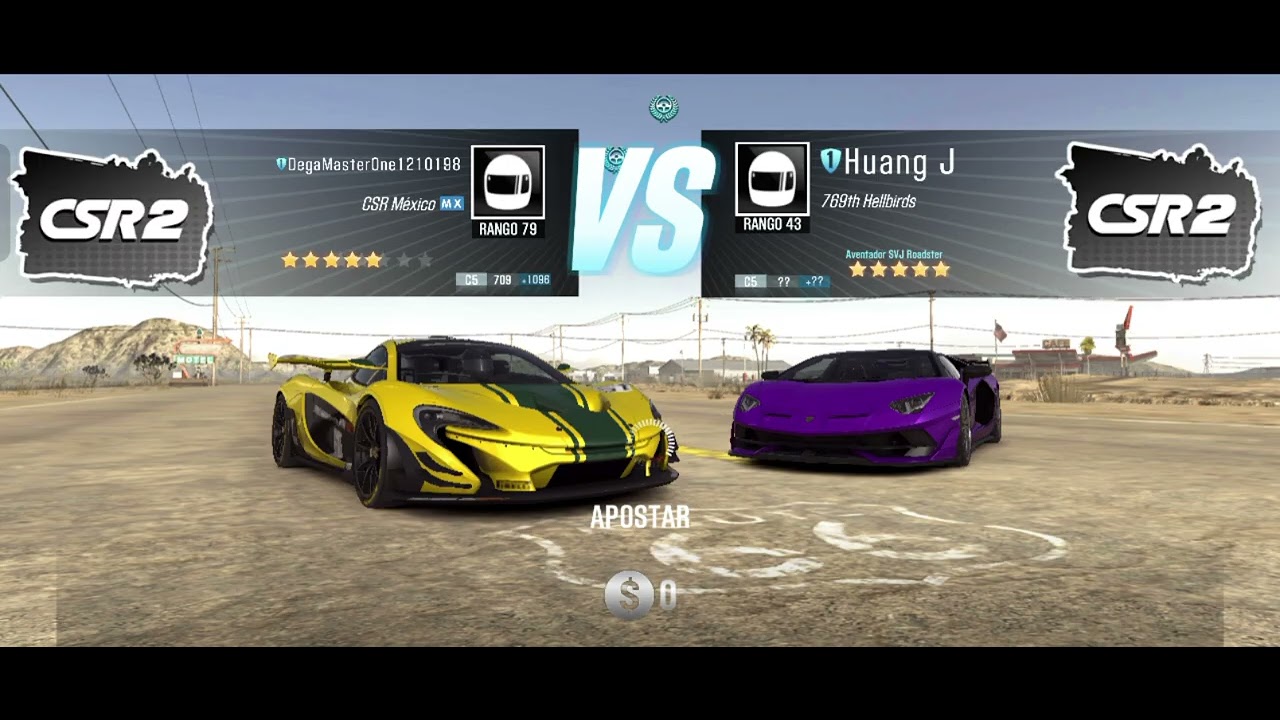 CSR2, Return racing, (first test) 