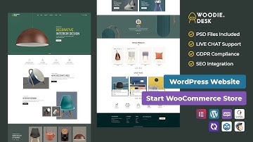 Woodie - Interior Design and Furniture  WooCommerce WordPress Theme - TemplateTrip