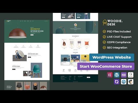 Woodie - Interior Design and Furniture  WooCommerce WordPress Theme - TemplateTrip