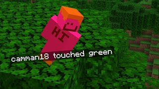 Minecraft, But You Can't Touch The Color Green...