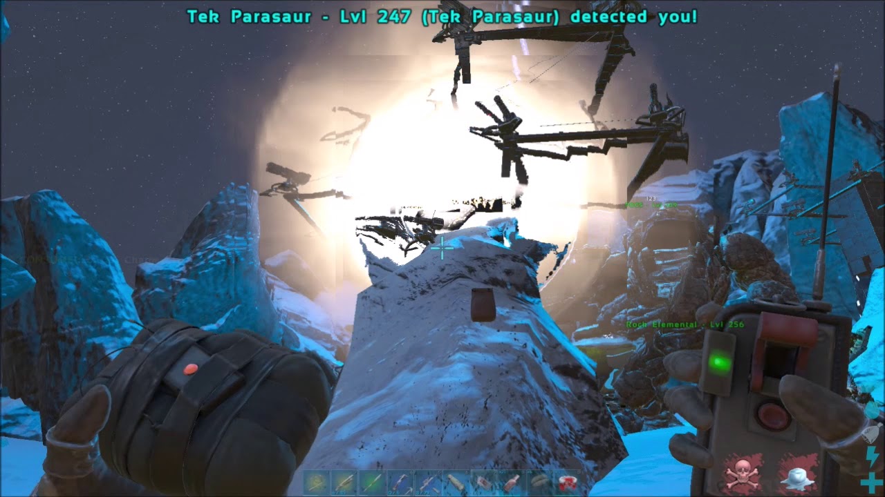 Blue ob raid, Ice queen, Hard boss | Ark Small Tribes PVP - YouTube