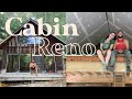 One Room Cabin Renovation! Making our Own Tiny House! Living Off Grid in the Woods! Episode 3