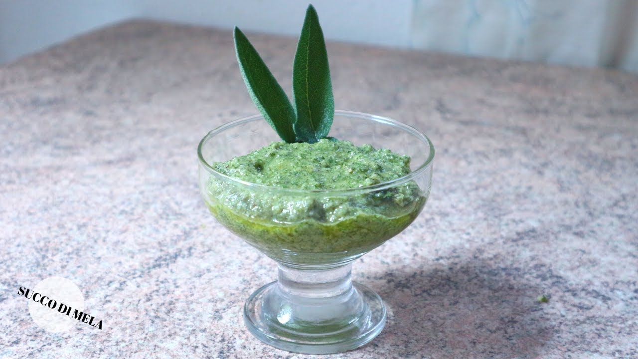 PESTO ALLA SALVIA VELOCISSIMO,SUPER BUONO E VELOCISSIMO|SUCCO DI MELA #21