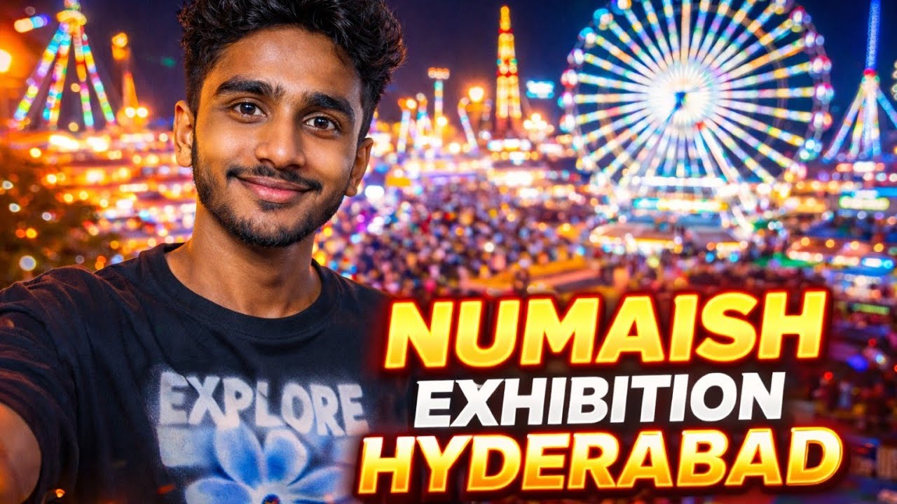 Numaish Exhibition Hyderabad Photowalk Vlog | Fun, Lights & Memories | Telugu Vlog