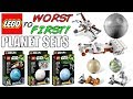 LEGO Worst To First | ALL LEGO Star Wars Planet Sets!