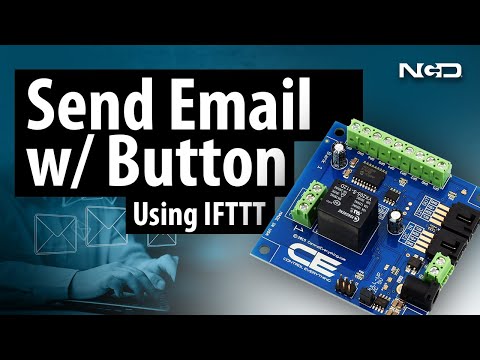 Send an email based on a contact closure signal using IFTTT