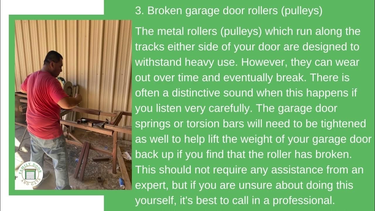 9 Reasons Why your Garage Door won’t Open YouTube