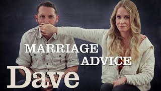 MARRIAGE ADVICE with Jon Richardson and Lucy Beaumont | Meet the Richardsons | Dave