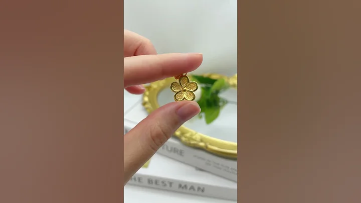 Golden Sakura Pendant - A Blossom of Elegance & Serenity #luxuryjewelry #jewelry #gold - DayDayNews