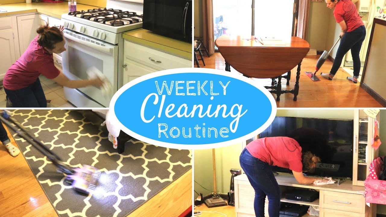 WEEKLY CLEANING ROUTINE | WHAT I CLEAN EVERY WEEK | CLEANING MOTIVATION