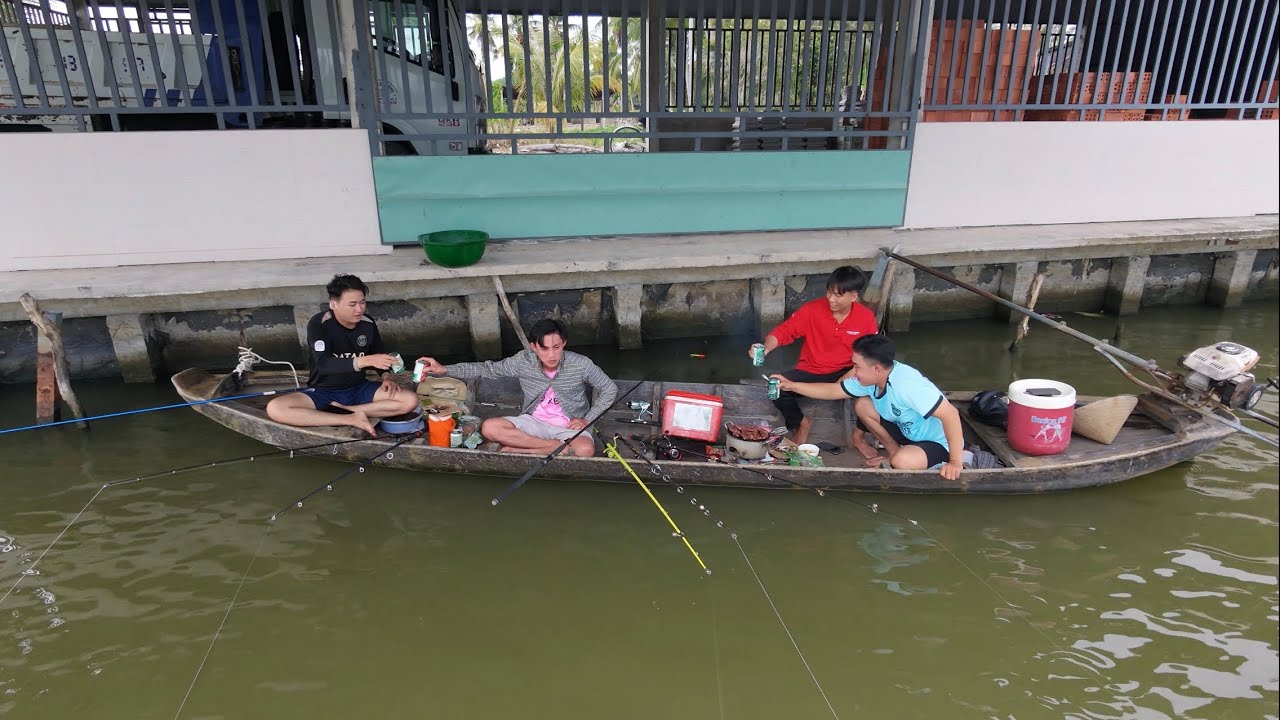 Hành Trình Câu Cá 2 Ngày 1 Đêm Nướng Trên Xuồng Lênh Đênh #cuocsongmientay