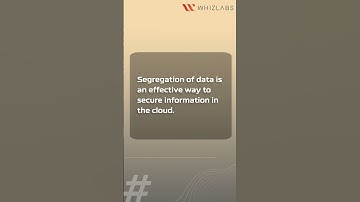 AWS Interview Questions: How can you secure your data in the cloud? | Learn in 1 Minute | Whizlabs