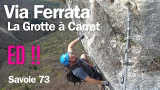 Via Ferrata La Grotte à Carret ED [EVOLUTION]