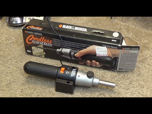 Black and Decker 9019 screwdriver - Lithium Battery Replacement