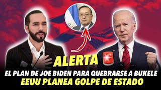 El plan de Joe Biden para quebrarse a Nayib Bukele 