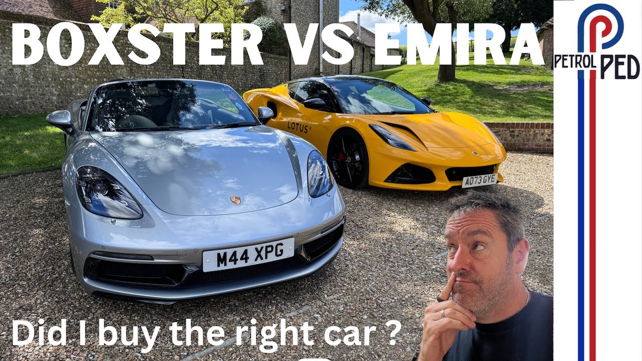 Lotus Emira V6 vs Porsche 718 Boxster GTS - The Lotus has a big problem !