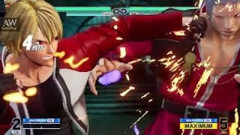 KOF XV Duel Combo Rock vs Orochi Yashiro - Climax Moves Climax Cancel Special Moves With Maximum Lev