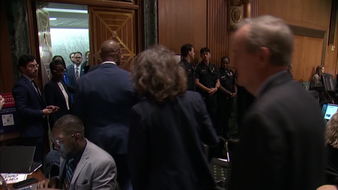 RFK Jr. arrives on Capitol Hill for Senate Finance Hearing
